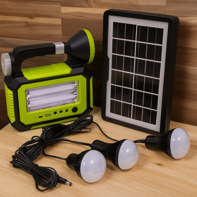 طقم الإضائة💡بالطاقة الشمسية 🌞