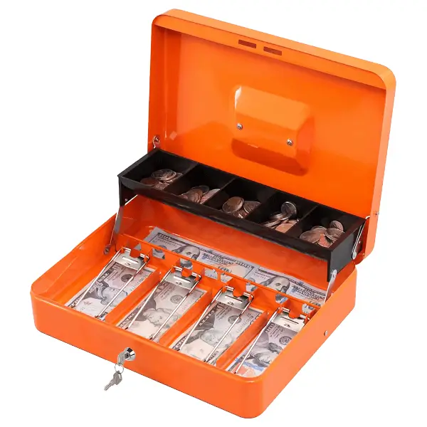 علبة تخزين النقود caisse